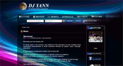 Desktop Screenshot of djyann.com